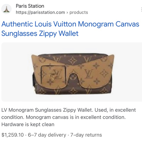 Beautiful LV Monogram zippy shades Clutch - Picture 4 of 4